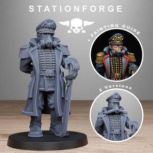 GrimGuard Startpaket | Station Forge 16k Resin Miniatyrer | 28 mm 32 mm Bordspel Krigsspel | Omålad bild 6