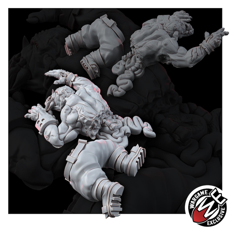 Ork Corpses Battlefield Set | 16k Resin Miniatures | 28 mm 32 mm Tabletop Wargaming | Ongeverfd afbeelding 8