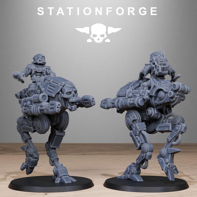 Plünderer-Schattenläufer | Station Forge 16k Resin-Miniaturen | 28 mm/32 mm Tabletop-Wargaming | Unbemalt Bild 7