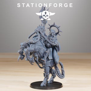 Líderes carroñeros / Station Forge 16k Miniaturas de resina / 28 mm 32 mm Juegos de guerra de mesa / Sin pintar imagen 3