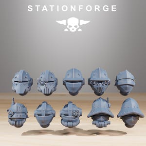 Frontliners Infantry | Station Forge 16k Resin Miniatures | 28mm 32mm Tabletop Wargaming | Unpainted image 9