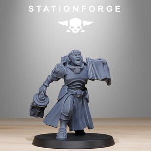 Vodalites Pulpit | Station Forge 16k Resin Miniatures | 28mm 32mm Tabletop Wargaming | Unpainted image 7