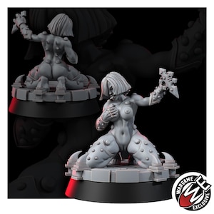 Sisters In Heresy Start Of The Curse | 16k Resin Miniatures | 28mm 32mm Tabletop Wargaming | Unpainted image 5