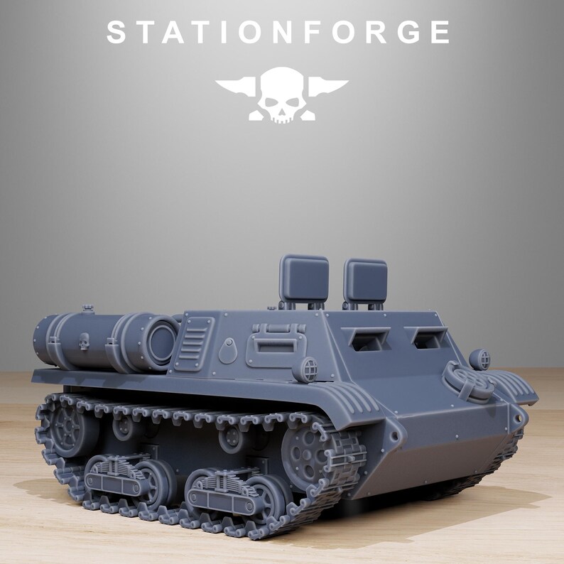 GrimGuard Tankette | Station Forge 16k Resin Miniatures | 28mm 32mm Tabletop Wargaming | Unpainted image 10