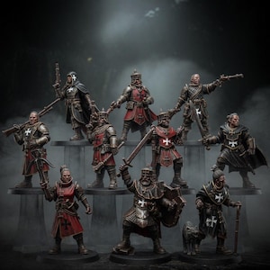 Legacy Thorncrest Trackers | Figurines en résine Station Forge 16k | 28 mm et 32 mm | Jeux de figurines | Non peintes image 1