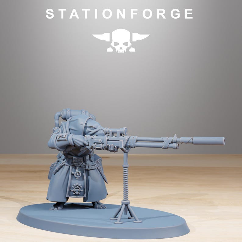 Raticus Grunts | Station Forge 16k Resin Miniatures | 28mm 32mm Tabletop Wargaming | Unpainted image 4