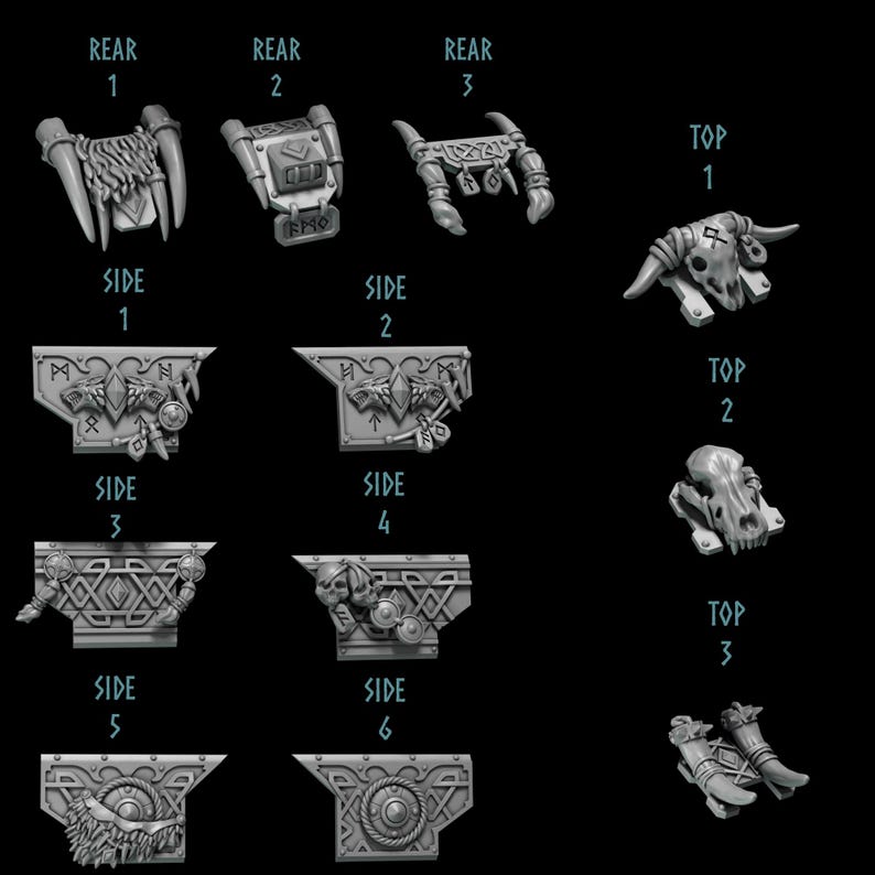 Primal Hounds - Motorbikes - 16k Resin - GreyTide Studio - Wolves / Space Warriors / Bitz / Tabletop / Wargaming / Grimdark image 2