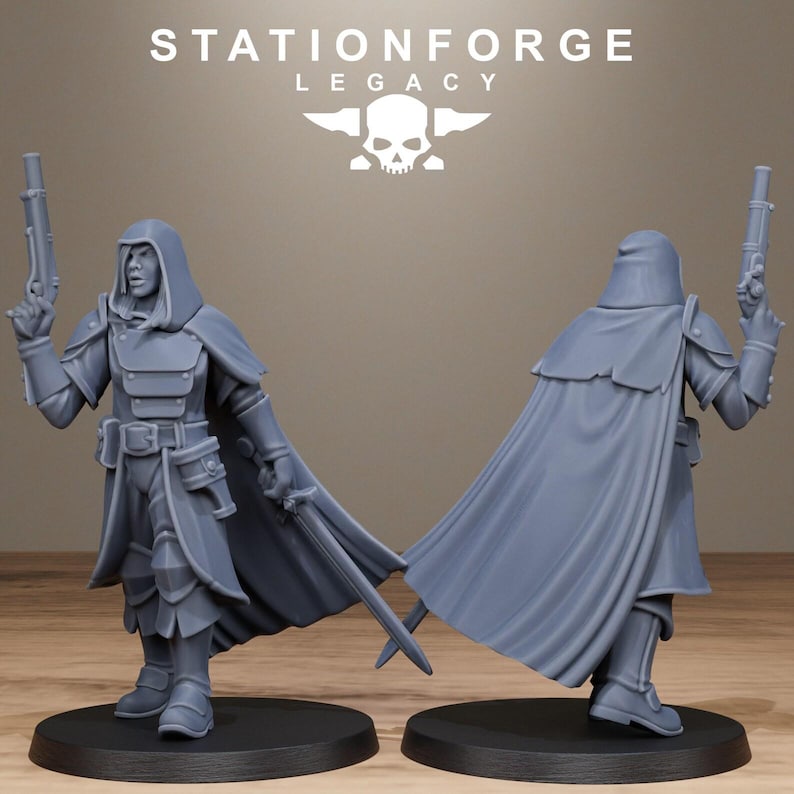 Legacy Thorncrest Trackers | Figurines en résine Station Forge 16k | 28 mm et 32 mm | Jeux de figurines | Non peintes image 4