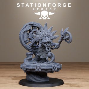 Legacy Bogkin Swamp Shaman | Station Forge 16k Resin Miniatures | 28mm 32mm Tabletop Wargaming | Unpainted image 2