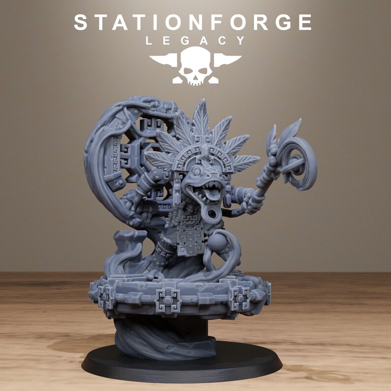 Legacy Bogkin Swamp Shaman | Station Forge 16k Resin Miniatures | 28mm 32mm Tabletop Wargaming | Unpainted image 2