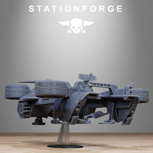 Freeguard Skycrane | Station Forge 16k Resin Miniatures | 28mm 32mm Tabletop Wargaming | Unpainted image 4