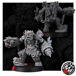 Ork Diel Krakkas / Miniaturas de resina 16k / 28 mm 32 mm Juegos de guerra de mesa / Sin pintar imagen 7