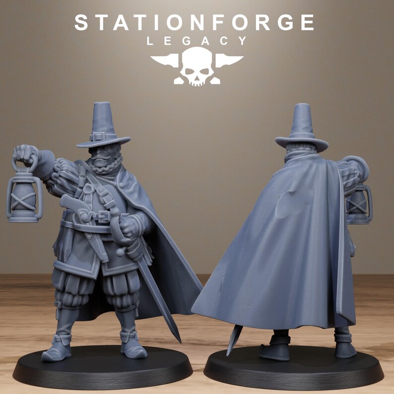 Legacy Thorncrest Witch Hunters | Station Forge 16k Resin Miniatures | 28mm 32mm Tabletop Wargaming | Unpainted 画像 8