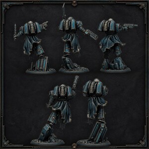 Scylla - Assault Brothers Squad Kit - 16k Resin - DakkaDakka - Knights / Space Warriors / Bitz / Tabletop / Grimdark image 2