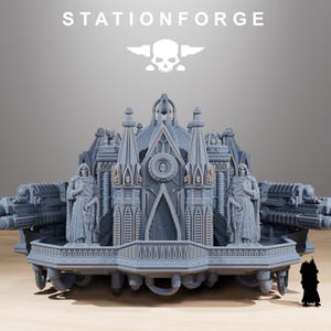 Scavengers Trident | Station Forge 16k Resin Miniatures | 28 mm 32 mm Tabletop Wargaming | Ongeverfd afbeelding 10