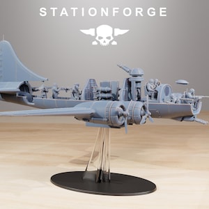 Grimguard Bomber | Station Forge 16k Resin Miniatures | 28mm 32mm Tabletop Wargaming | Unpainted image 3