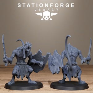 Legacy Rotfang Melee Infantry | Station Forge 16k Resin Miniatures | 28mm 32mm Tabletop Wargaming | Unpainted image 7