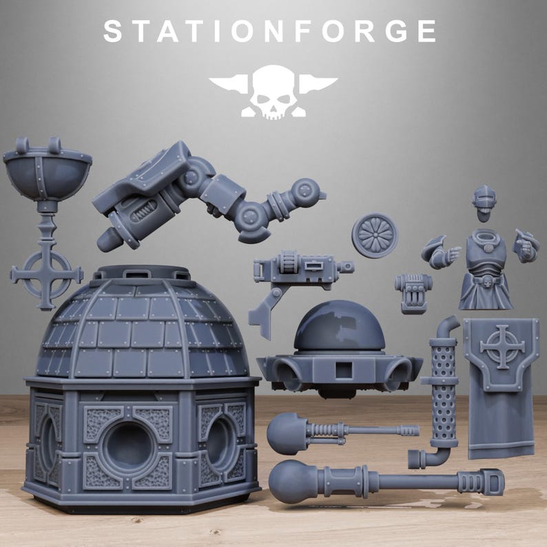 Vodalite Crawler | Station Forge 16k Resin Miniatures | 28mm 32mm Tabletop Wargaming | Unpainted image 9