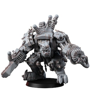 Ork Mega Armoured Bulorks | 16k Resin Miniatures | 28mm 32mm Tabletop Wargaming | Unpainted image 10