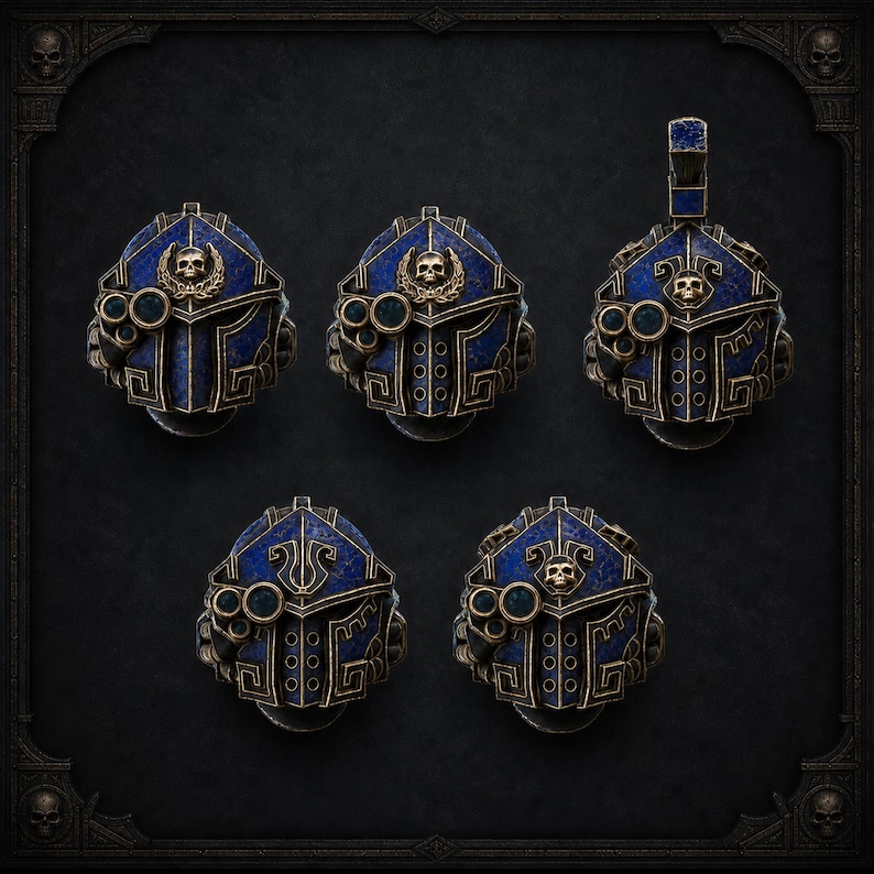 Legio Prima Victrix Heads – 16K Resin Conversion Bits (Set of 5) image 1