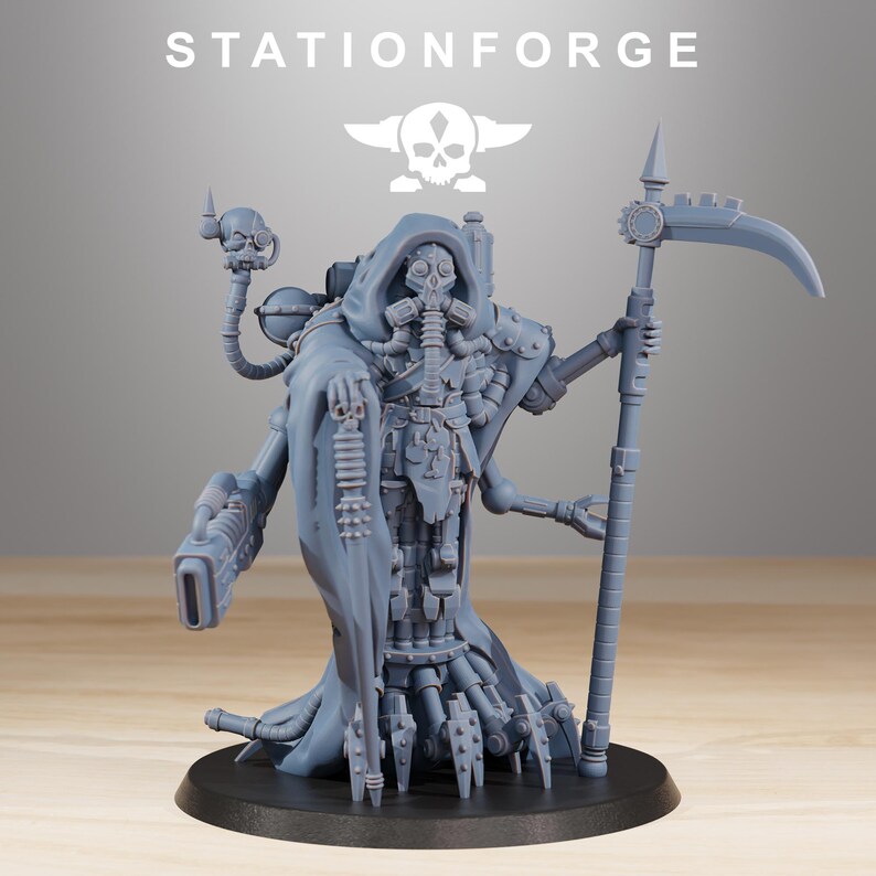 Líderes carroñeros / Station Forge 16k Miniaturas de resina / 28 mm 32 mm Juegos de guerra de mesa / Sin pintar imagen 5