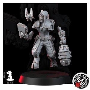 Coalición La Necrocity Black Traders Retenue / Miniaturas de resina 16k / 28 mm 32 mm Juegos de guerra de mesa / Sin pintar imagen 8