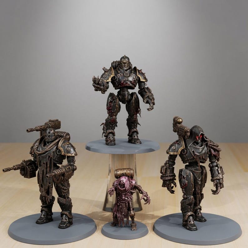 Scavenger Droitex MK2 | Station Forge 16k Resin Miniatures | 28mm 32mm Tabletop Wargaming | Unpainted image 1