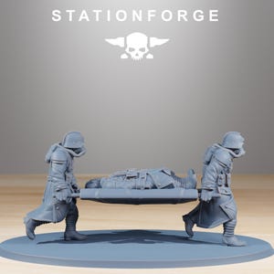 Grimguard Casualties | Station Forge 16k Resin Miniatures | 28mm 32mm Tabletop Wargaming | Unpainted image 9