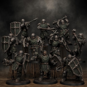 Legacy Solaris Smitebreakers | Station Forge 16k Resin Miniatures | 28mm 32mm Tabletop Wargaming | Unpainted image 1