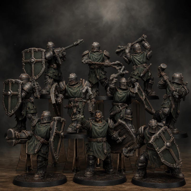 Legacy Solaris Smitebreakers | Station Forge 16k Resin Miniatures | 28mm 32mm Tabletop Wargaming | Unpainted image 1