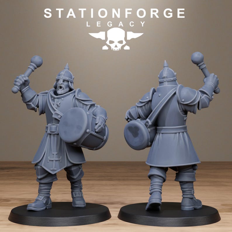 Legacy Thorncrest-Kriegerschar | Station Forge 16k Resinminiaturen | 28 mm/32 mm Tabletop-Wargaming | Unbemalt Bild 10