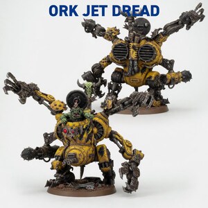 Dreadnought a Jato Ork | Miniaturas de Resina 16k | 28 mm 32 mm para Jogos de Mesa | Sem Pintura imagem 2
