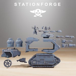 Grimguard Flame Tan | Station Forge 16k Figurines en résine | 28 mm 32 mm Jeux de figurines | Non peintes image 5