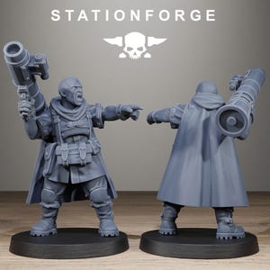 Fanteria d'assedio Freeguard / Miniature in resina 16k Station Forge / 28 mm 32 mm Wargaming da tavolo / Non dipinte immagine 7