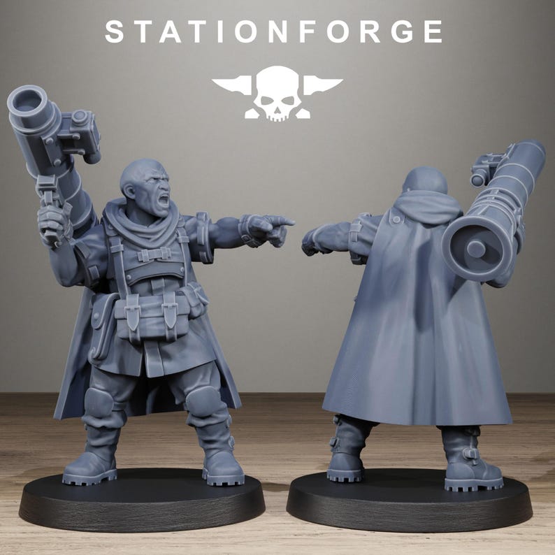Fanteria d'assedio Freeguard / Miniature in resina 16k Station Forge / 28 mm 32 mm Wargaming da tavolo / Non dipinte immagine 7