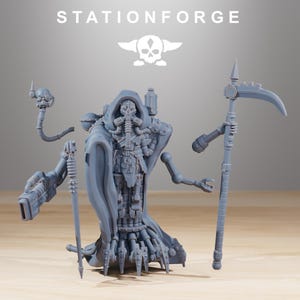 Líderes carroñeros / Station Forge 16k Miniaturas de resina / 28 mm 32 mm Juegos de guerra de mesa / Sin pintar imagen 9