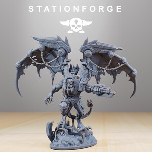 Orks Orkaz Thazaron | Station Forge 16k Resin Miniatures | 28mm 32mm Tabletop Wargaming | Unpainted image 7