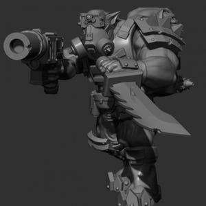 Speshul Forcez Boyz - Orc Squad - 16k Resin - Orcs / Tabletop / Wargaming / Grimdark image 4