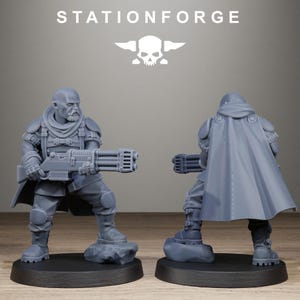 Fanteria d'assedio Freeguard / Miniature in resina 16k Station Forge / 28 mm 32 mm Wargaming da tavolo / Non dipinte immagine 5