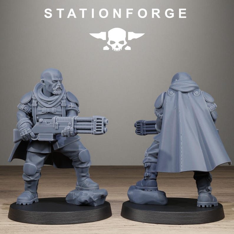 Fanteria d'assedio Freeguard / Miniature in resina 16k Station Forge / 28 mm 32 mm Wargaming da tavolo / Non dipinte immagine 5