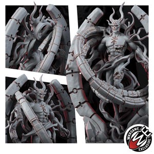 Necrocyborg Void Ascendant | 16k Resin Miniatures | 28 mm 32 mm Tabletop Wargaming | Ongeverfd afbeelding 5