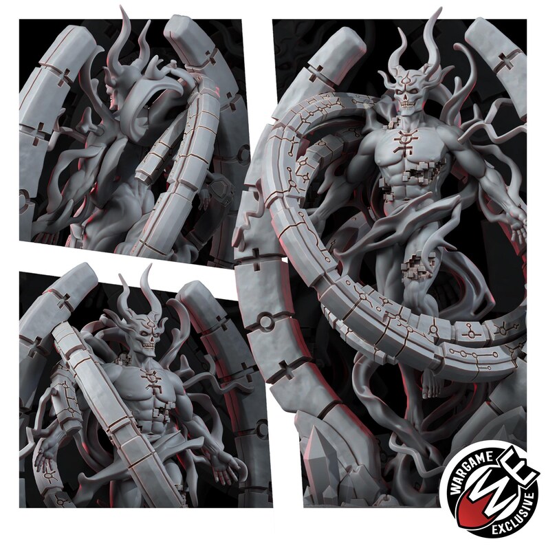 Necrocyborg Void Ascendant | 16k Resin Miniatures | 28 mm 32 mm Tabletop Wargaming | Ongeverfd afbeelding 5