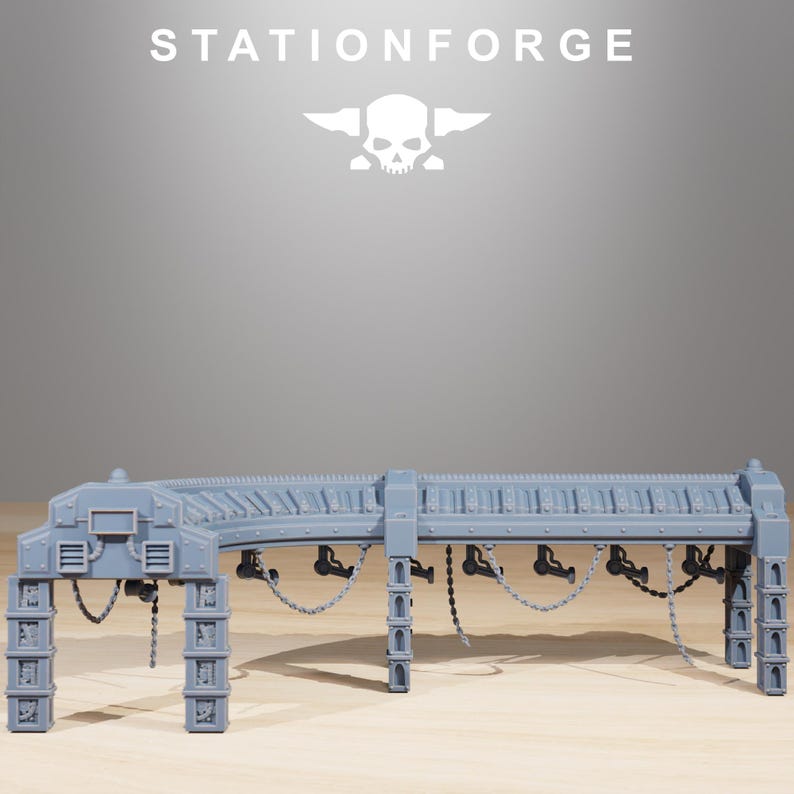 Scavenger Factory Terrain Kit | Station Forge 16k Resin Miniatures | 28mm 32mm Tabletop Wargaming | Unpainted image 10