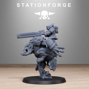 Tarion Beasts | Station Forge 16k Resin Miniatures | 28mm 32mm Tabletop Wargaming | Unpainted image 4
