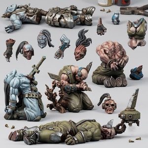 Coalition Casualties | 16k Resin Miniatures | 28mm 32mm Tabletop Wargaming | Unpainted image 1