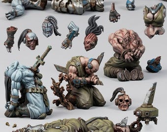 Coalition Casualties | 16k Resin Miniatures | 28mm 32mm Tabletop Wargaming | Unpainted