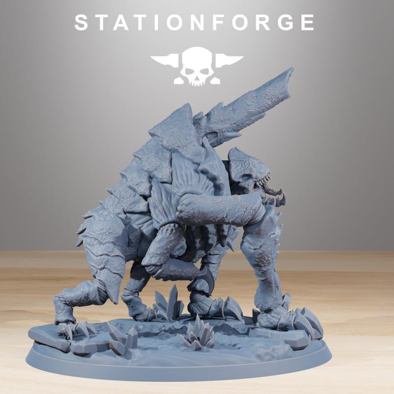 Xenarid Fluxus | Station Forge 16k Resin Miniatures | 28mm 32mm Tabletop Wargaming | Unpainted image 3