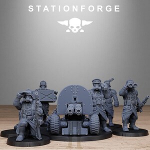 Grimguard Battle Weapons 2 | Station Forge 16k Resin Miniatures | 28mm 32mm Tabletop Wargaming | Unpainted image 3