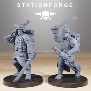 Grimguard Builder Kit | Station Forge 16k Resin Miniatures | 28mm 32mm Tabletop Wargaming | Unpainted image 3