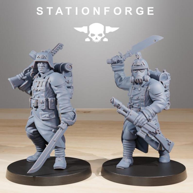 Grimguard Builder Kit | Station Forge 16k Resin Miniatures | 28mm 32mm Tabletop Wargaming | Unpainted image 3